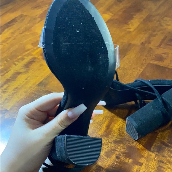 “Fashionova ”lose it all heel suede black - Picture 5 of 5